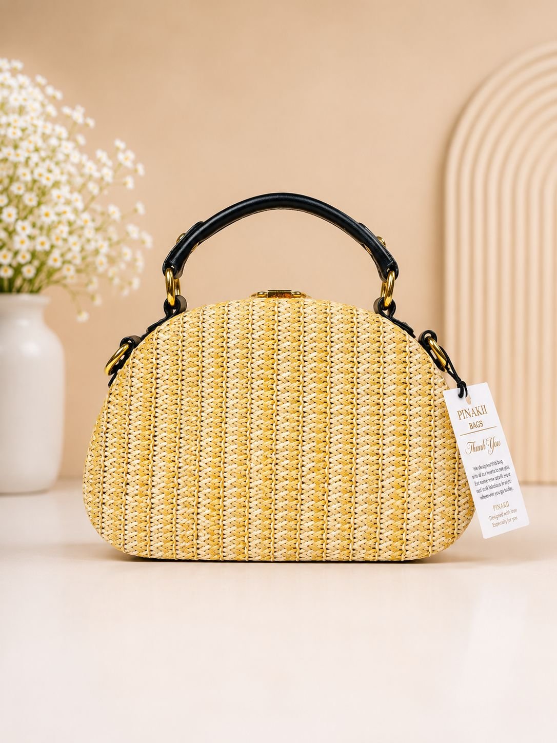 PINAKII Half Moon Handbag - Image 6