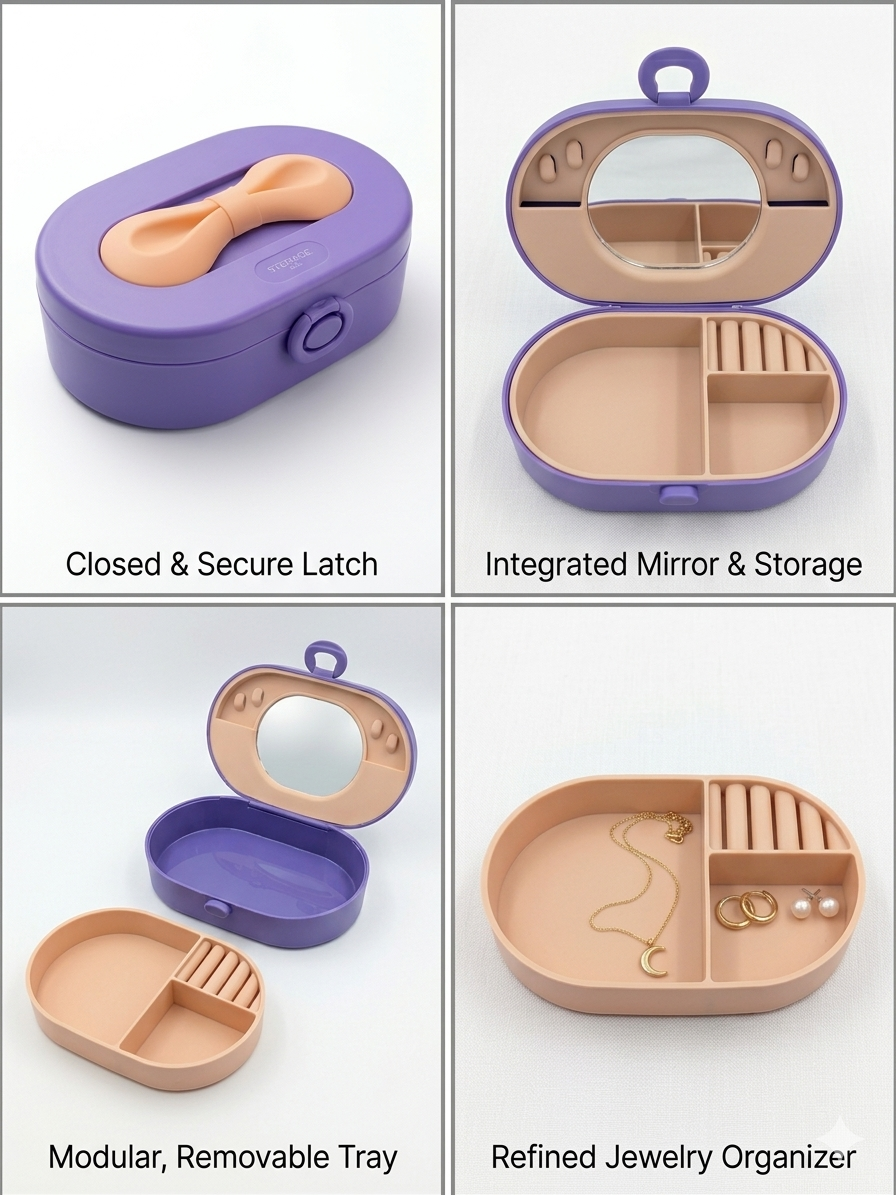 Premium Jewelery Organizer Storage Box - Image 12